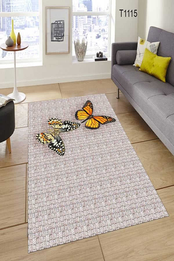 3 Boyutlu Kelebek Spor Halı Dekhera T1115 Modeli Uygun Fiyata Dekhera'da