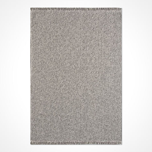 Açık Gri Jüt Görünümlü Dekoratif Halı Dekhera Bl005 Modeli Uygun Fiyata Dekhera'da