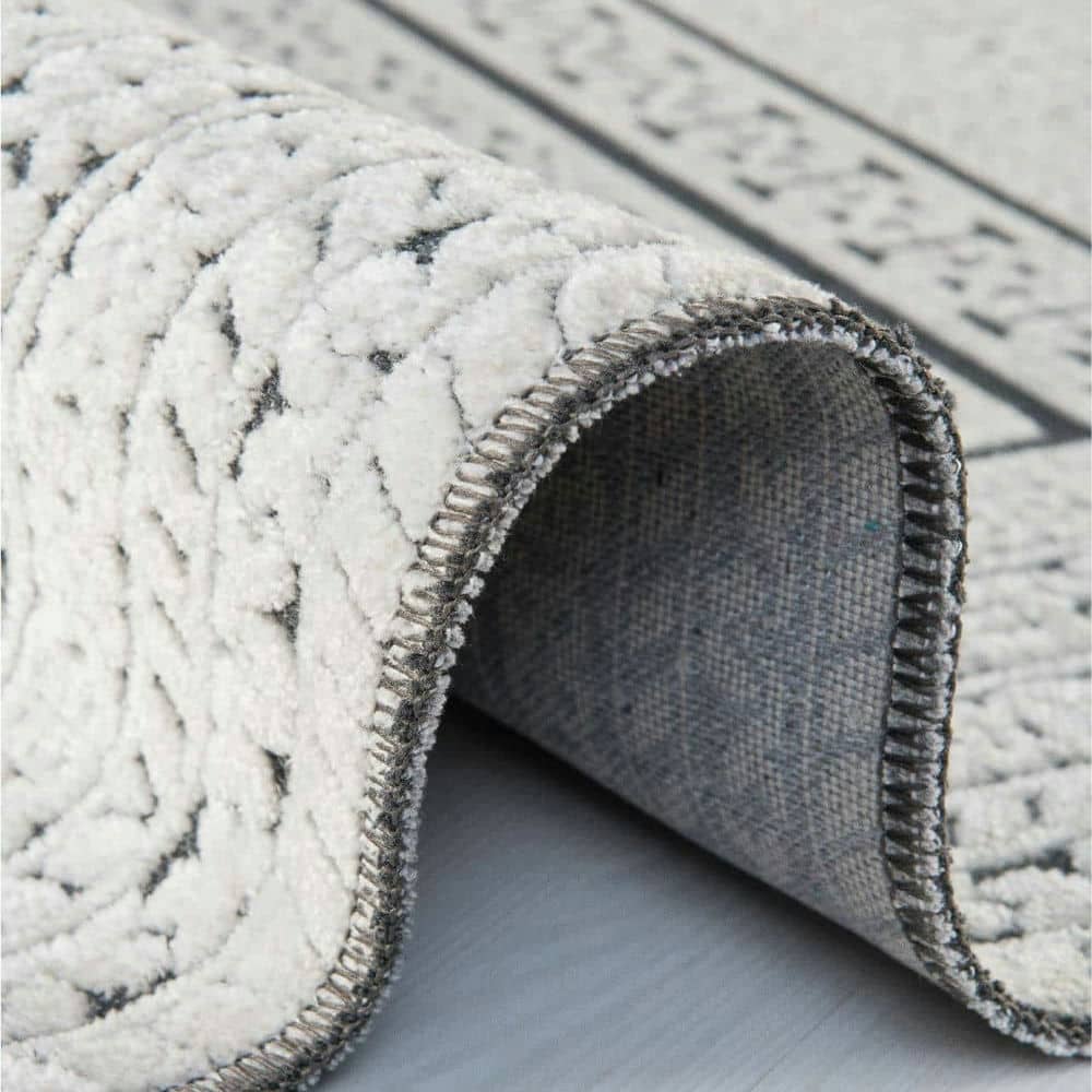 Beyaz Etnik Kilim Dekhera Moderno 9203 3 Modeli Uygun Fiyata Dekhera'da