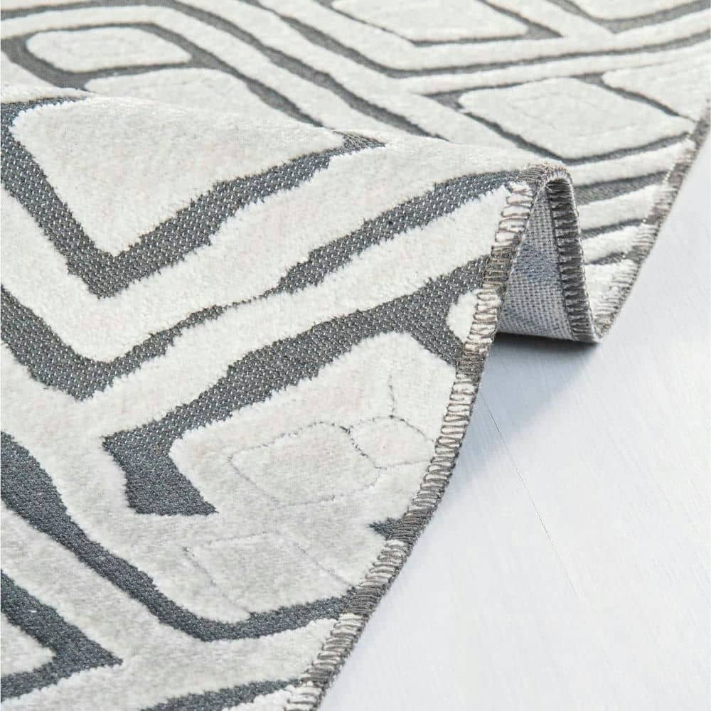 Beyaz Triko Kilim Dekhera Moderno 9202 4 Modeli Uygun Fiyata Dekhera'da