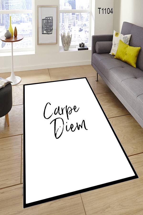 Carpe Diem Beyaz Halı Dekhera T1104 Modeli Uygun Fiyata Dekhera'da