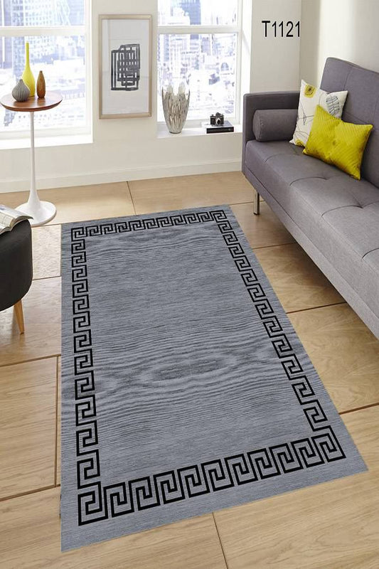 Çerçeveli Düz Gri Halı Dekhera T1121 Modeli Uygun Fiyata Dekhera'da