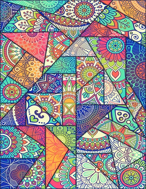 Çini Motifli Renkli Halı Dekhera T1015 1 Modeli Uygun Fiyata Dekhera'da