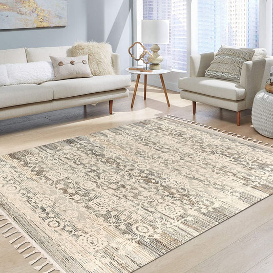 Çökmeli Klasik Saçaklı Halı Dekhera Vn1463 Modeli Uygun Fiyata Dekhera'da