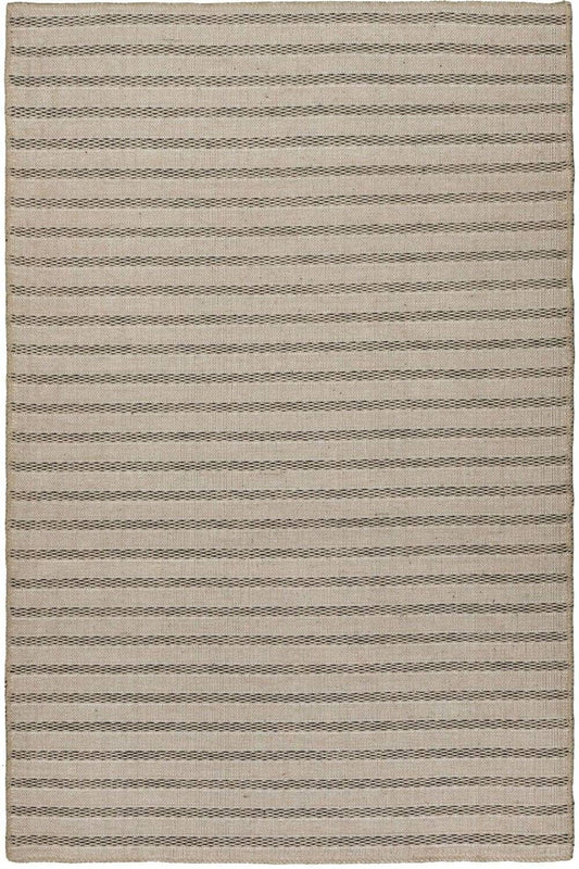 Dekhera Dekoratif Siyah Bej Jüt Örgü Halı Modeli Uygun Fiyata Dekhera'da