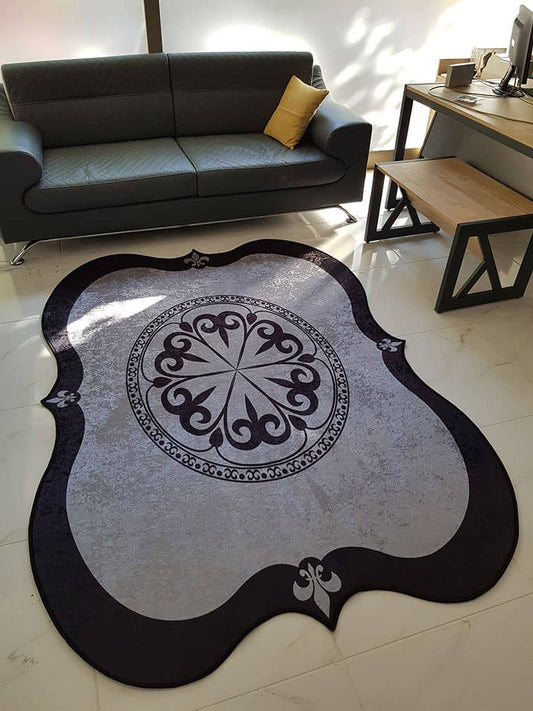 Dekhera Modern Spor Tarz Halı Gri Siyah L9038 1 Modeli Uygun Fiyata Dekhera'da