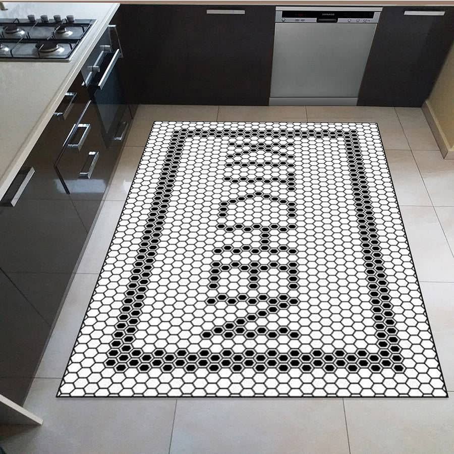 Dekhera Püsküllü Mutfak Halısı Kitchen F8070 Modeli Uygun Fiyata Dekhera'da