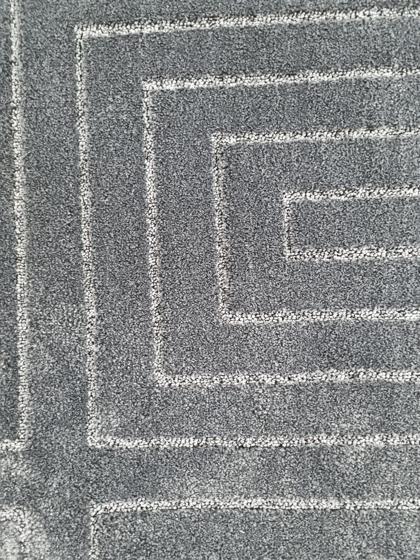 Dekhera Lisa Modern Kesme Makine Halısı 9286 Antrasit