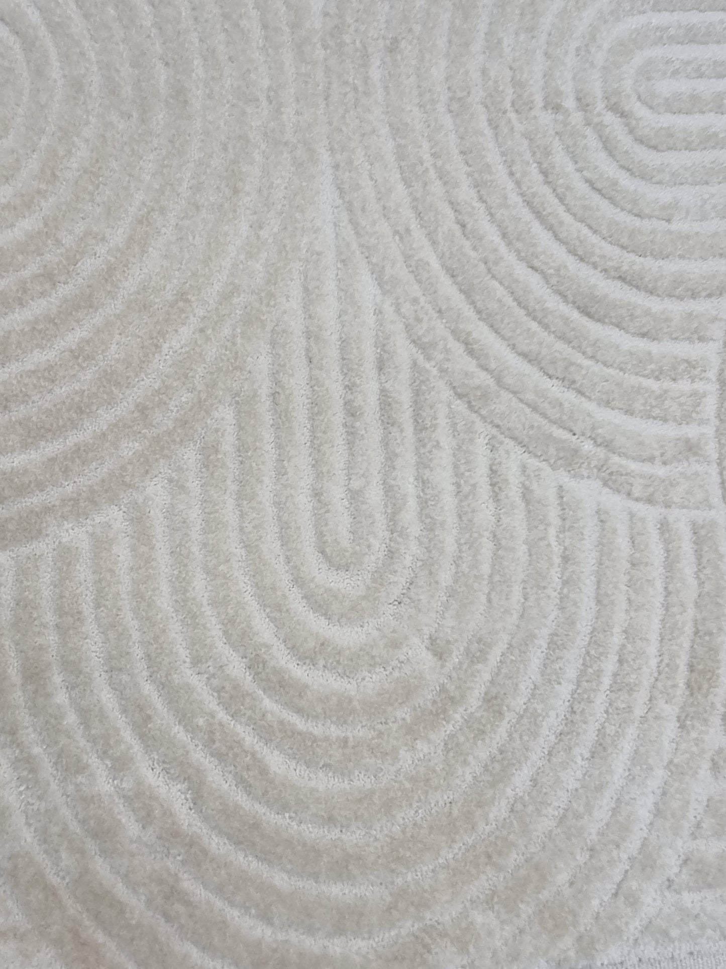 Dekhera Nota Yumuşak Dokulu Salon Halısı 1096 Krem