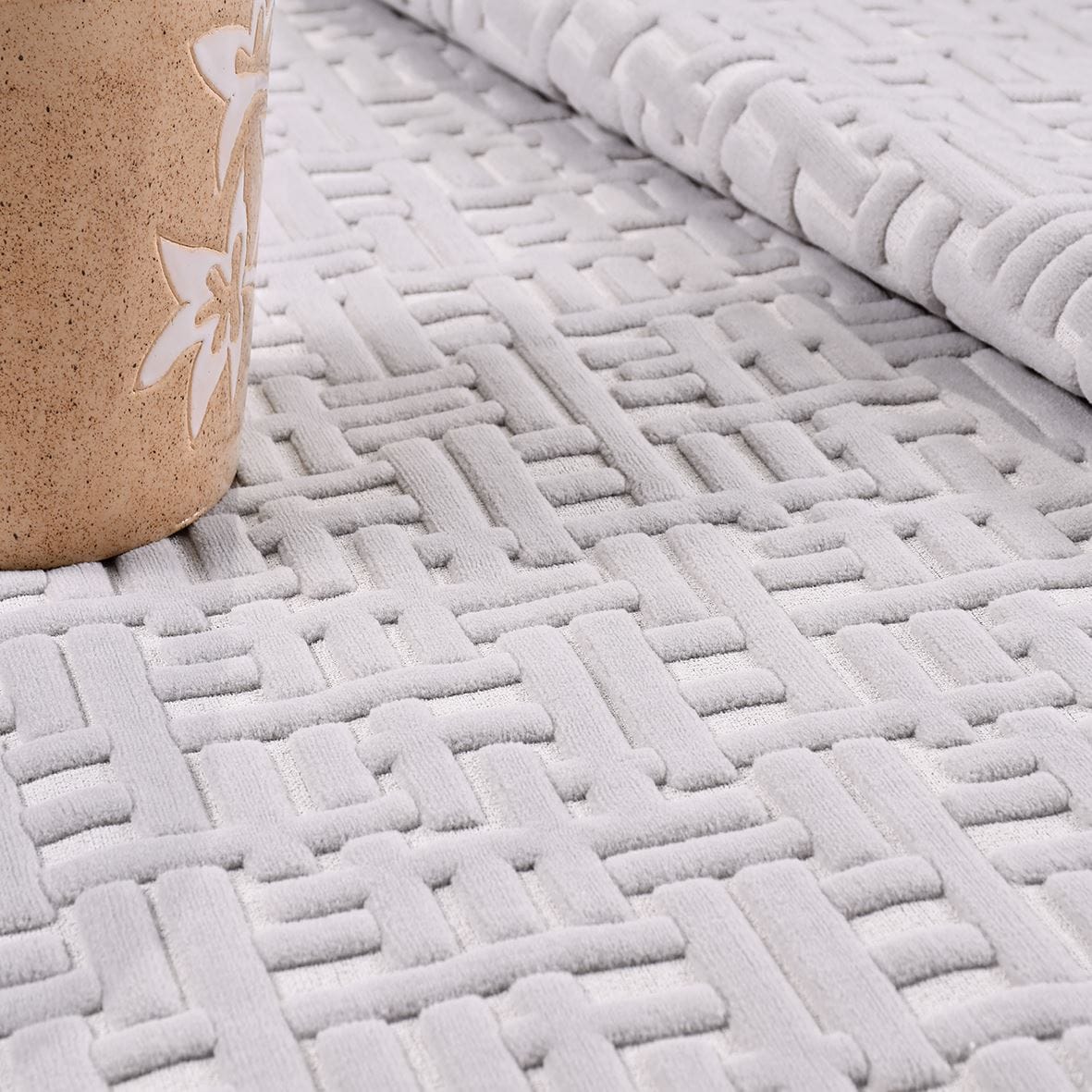 Dekhera Zest Modern Kesme Halı ZS06 Gri