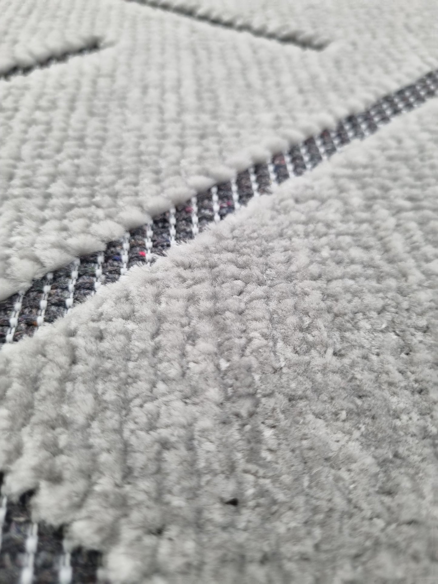 Dekhera Halı Fairy 9183 Gri İskandinav Kesme Halı