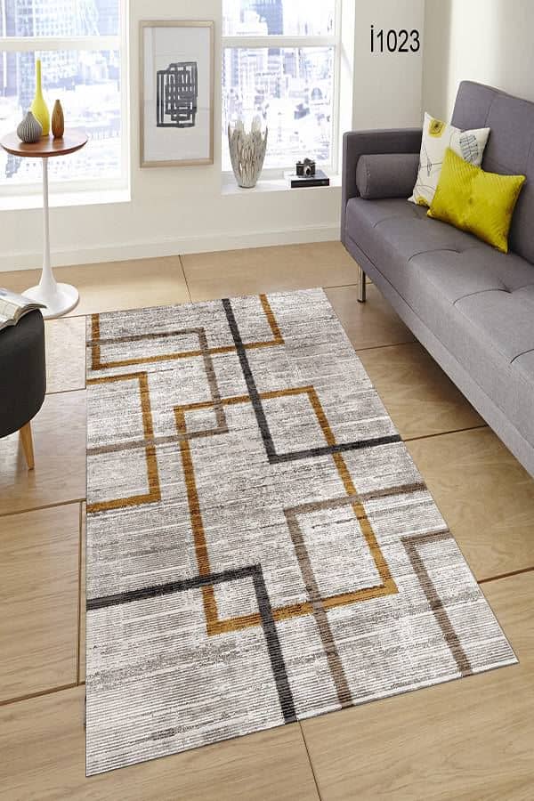 Dikdörtgen Desenli Halı Dekhera İ7023 Modeli Uygun Fiyata Dekhera'da