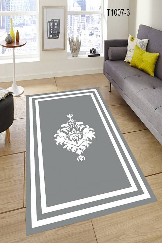 Göbekli Beyaz Gri Halı Dekhera T1007 3 Modeli Uygun Fiyata Dekhera'da