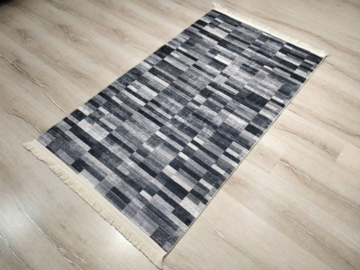 Gri Patchwork Halı Dekhera P5014 1 Modeli Uygun Fiyata Dekhera'da