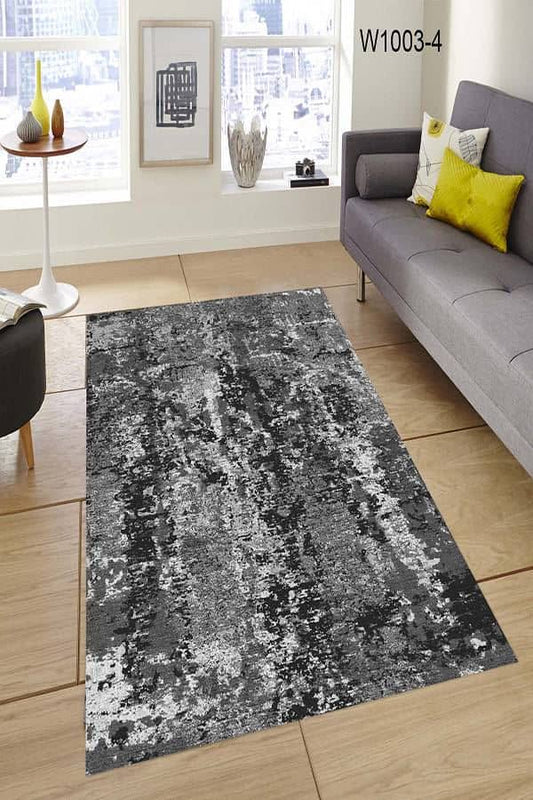 Gri Yıkanabilir Halı Yazlık Dekhera W1003 4 Modeli Uygun Fiyata Dekhera'da