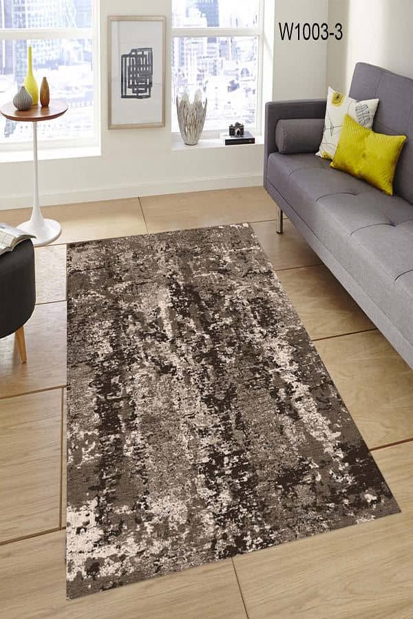 Kahve Rengi İnce Halı Dekhera W1003 3 Modeli Uygun Fiyata Dekhera'da