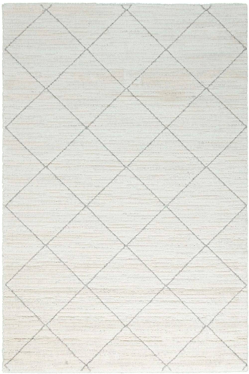 Kare Desenli Beyaz Puf Halı SD01 Modeli Uygun Fiyata Dekhera'da