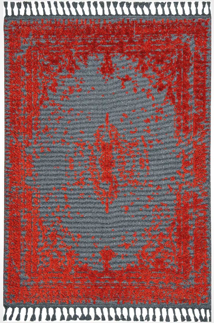 Kırmızı Bohem Kilim Dekhera Moderno 9212 Modeli Uygun Fiyata Dekhera'da