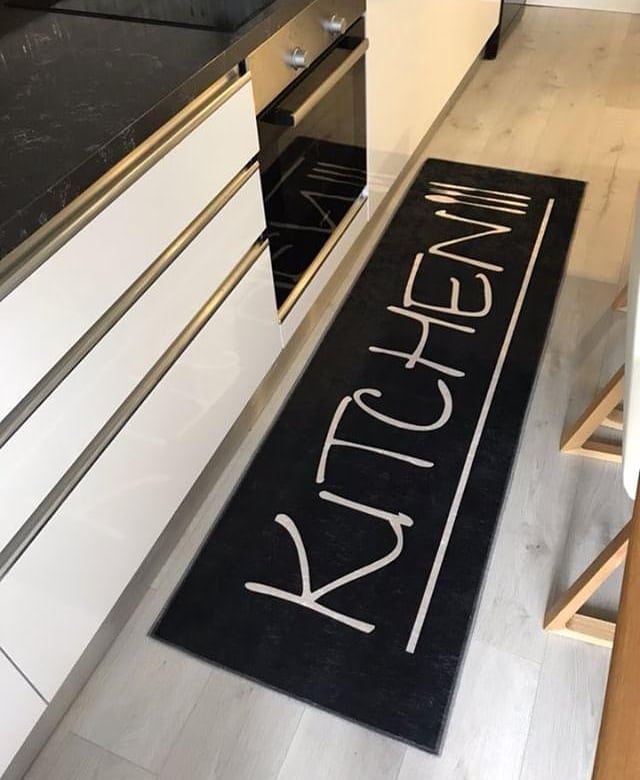 Kitchen Yazılı Mutfak Halısı Dekhera F8009 1 1 Modeli Uygun Fiyata Dekhera'da