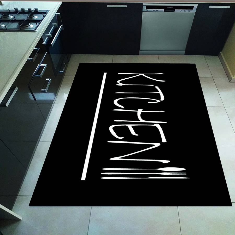 Kitchen Yazılı Mutfak Halısı Dekhera F8009 1 Modeli Uygun Fiyata Dekhera'da