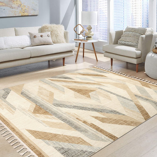 Klasik Geometrik Desenli Halı Dekhera Vn1466 Modeli Uygun Fiyata Dekhera'da