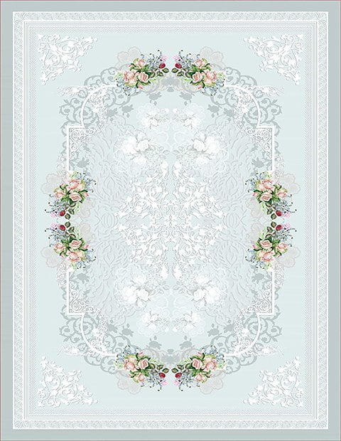 Klasik Mavi Halı Dekhera K4002 2 1 Modeli Uygun Fiyata Dekhera'da