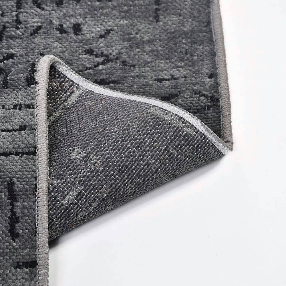Koyu Gri Pamuk Dokuma Kilim Dekhera Fluss 8016 4 Modeli Uygun Fiyata Dekhera'da