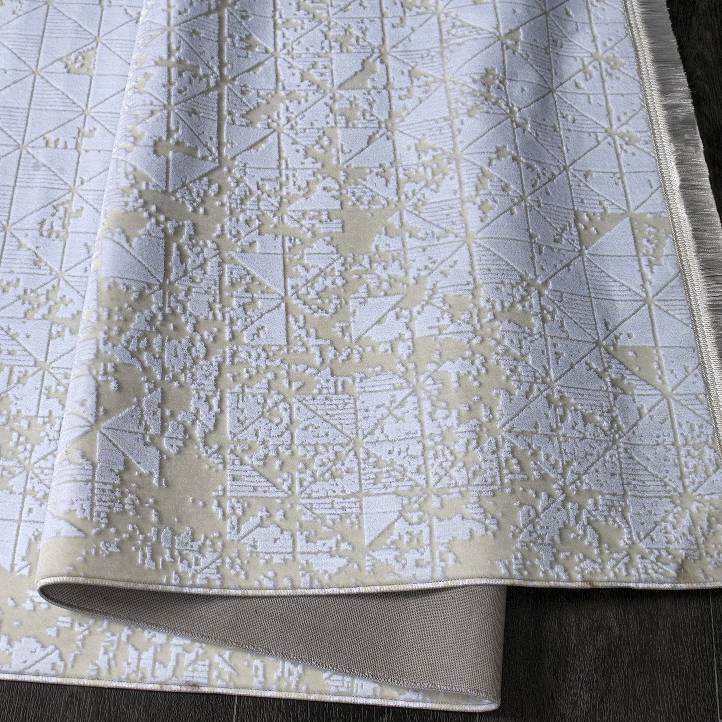 Krem İnce Dokuma Akrilik Halı Hm1272-1 Modeli Uygun Fiyata Dekhera'da