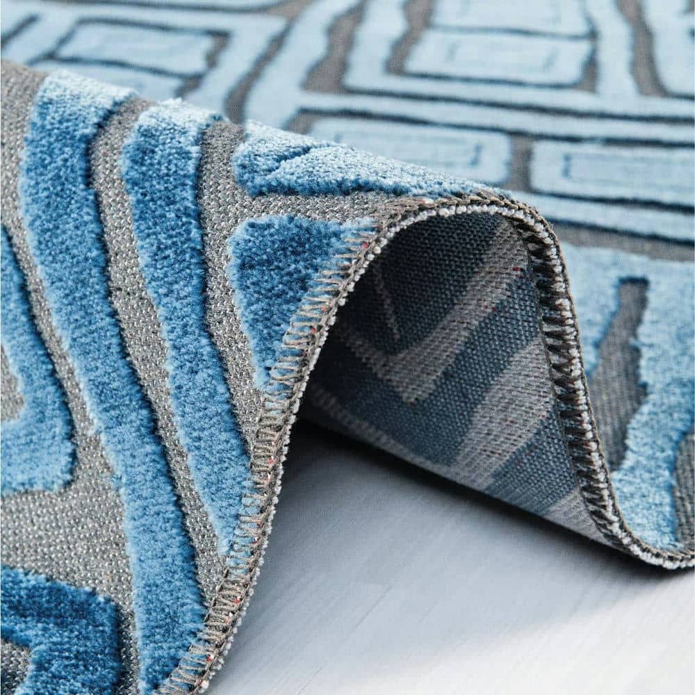 Mavi Triko Kilim Dekhera Moderno 9209 3 Modeli Uygun Fiyata Dekhera'da