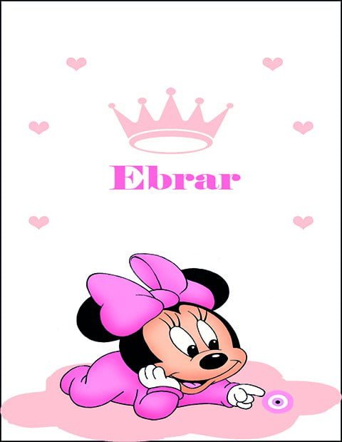 Minnie Mouse Çocuk Halısı Dekhera C6057 1 Modeli Uygun Fiyata Dekhera'da