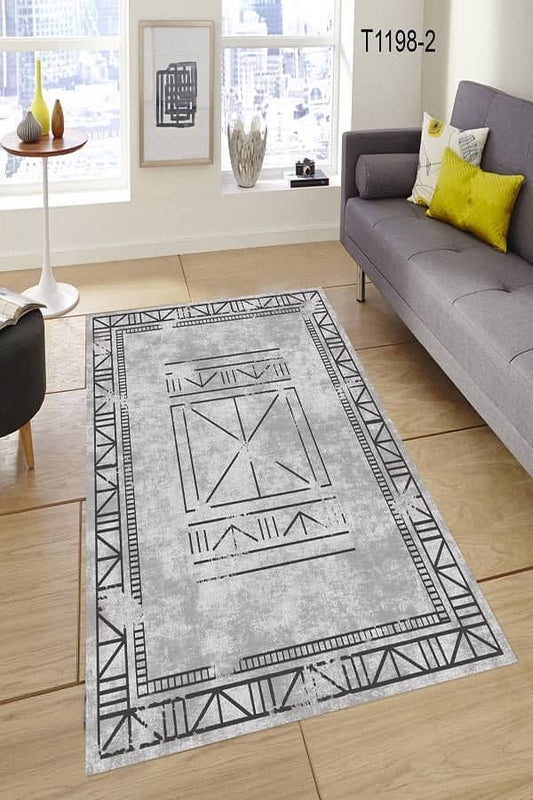 Mısır modeli Dekoratif Halı Gri Dekhera T1198 2 Modeli Uygun Fiyata Dekhera'da