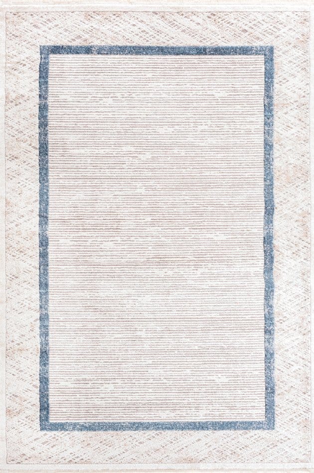 Modern Akrilik Halı Dekhera Callidus Plus B125 Gri Mavi