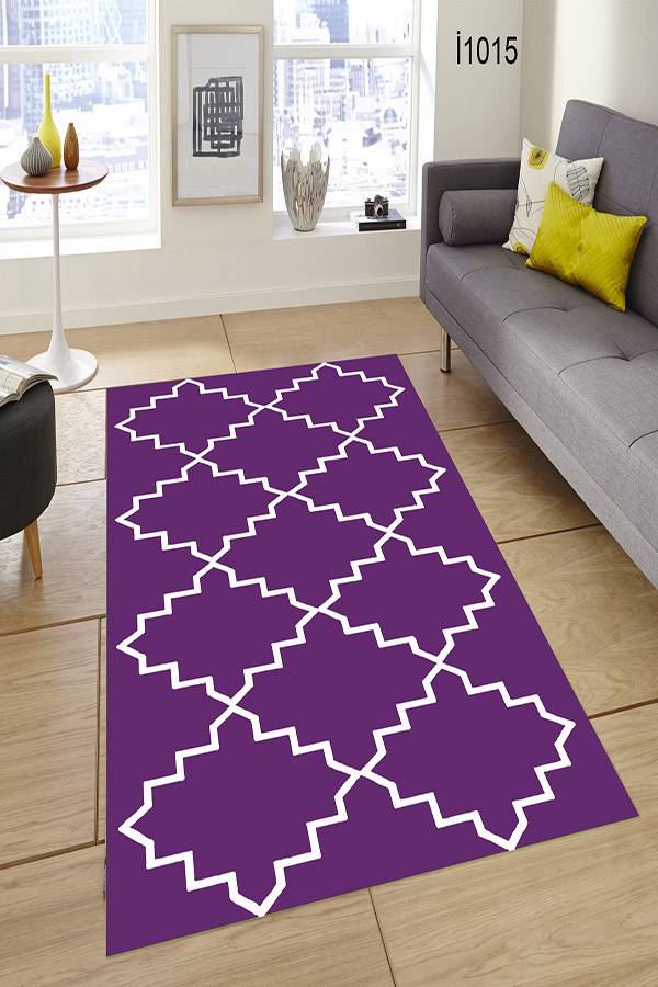 Mor Yatak Odası Halısı Dekhera İ7015 Modeli Uygun Fiyata Dekhera'da