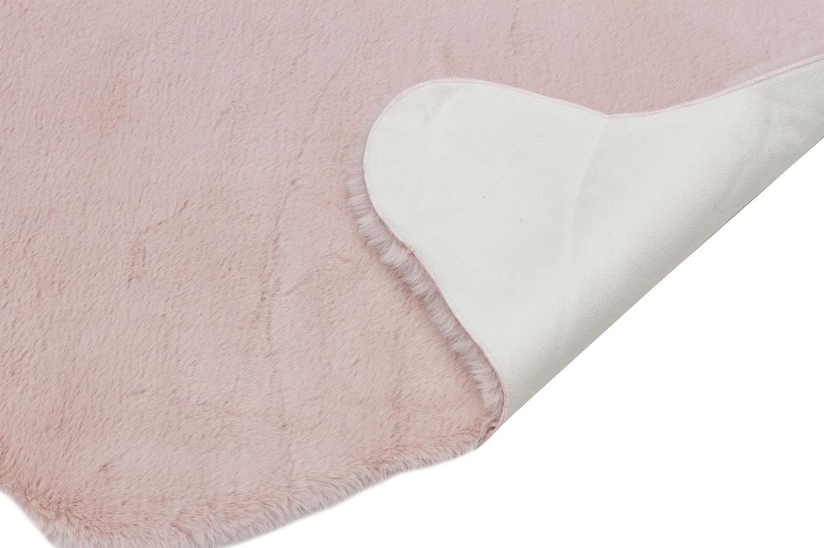 Pembe Peluş Halı Dekhera Mollis 2 Modeli Uygun Fiyata Dekhera'da
