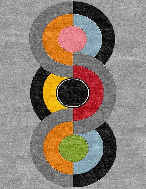 Sade Desenli Kaymaz Halı Dekhera K4009 1 Modeli Uygun Fiyata Dekhera'da