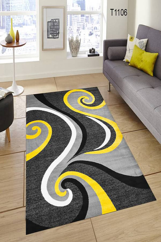 Sarı Hipnoz Model Halı Dekhera T1106 Modeli Uygun Fiyata Dekhera'da