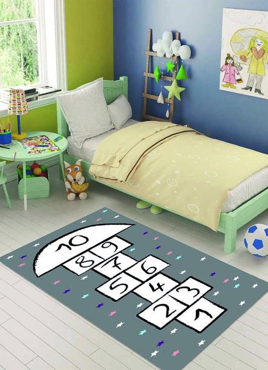 Seksekli Erkek Çocuk Oyun Halısı Dekhera C6150 Modeli Uygun Fiyata Dekhera'da