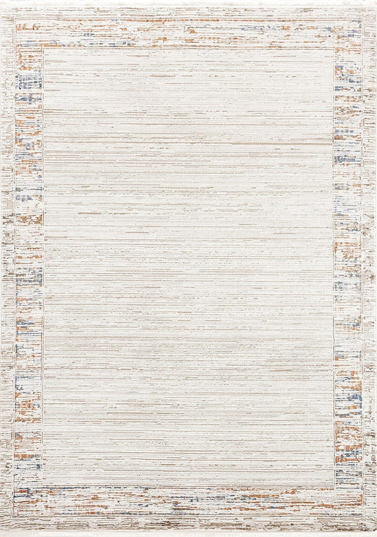 Silik Desenli Halı Dekhera Rustica B799 Vizon Terra