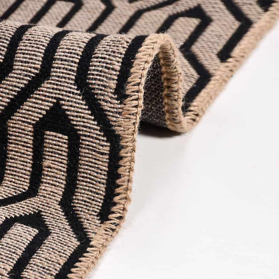 Siyah Jüt Halı Dekhera A108 4 Modeli Uygun Fiyata Dekhera'da