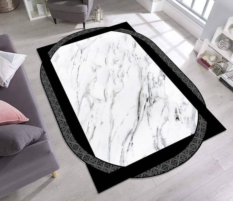 Tasarım Salon Halısı Mermer Dekhera L9017 Modeli Uygun Fiyata Dekhera'da