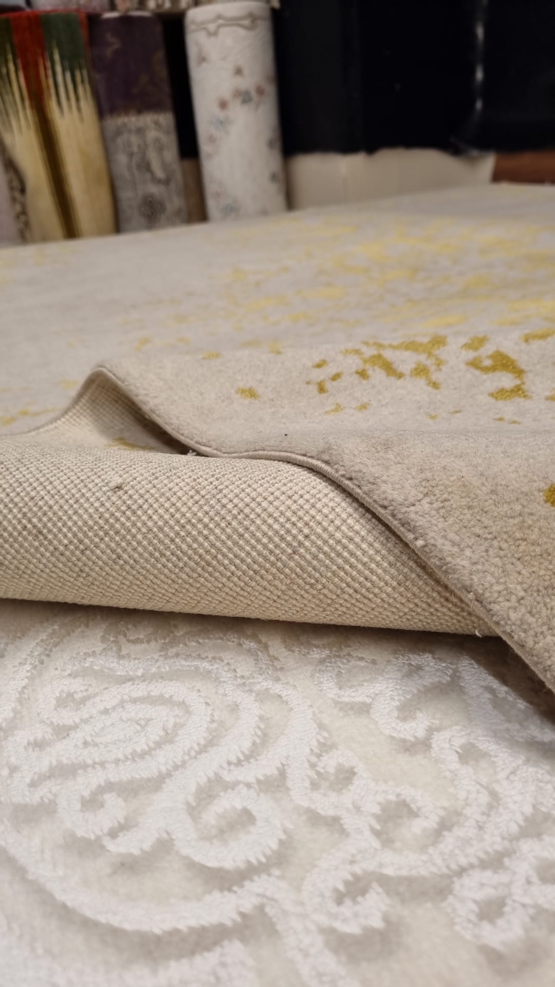 Yünser Halı Kayı Ky01 Gold %100 Bambu Halı 165X230