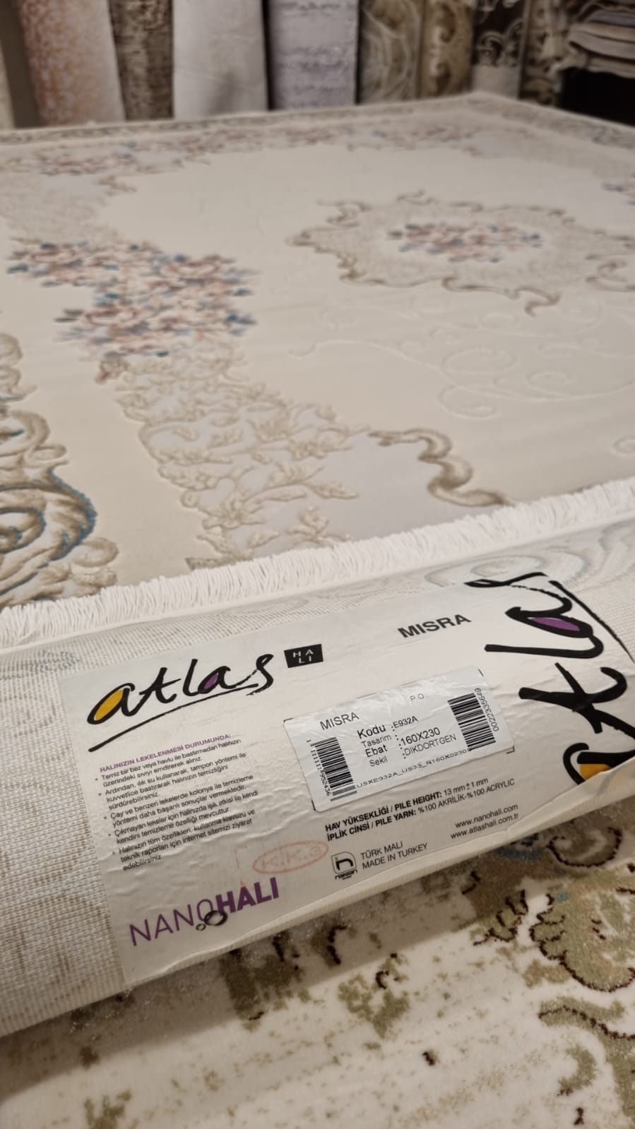 Atlas Mısra E932 Akrilik Halı 160X230
