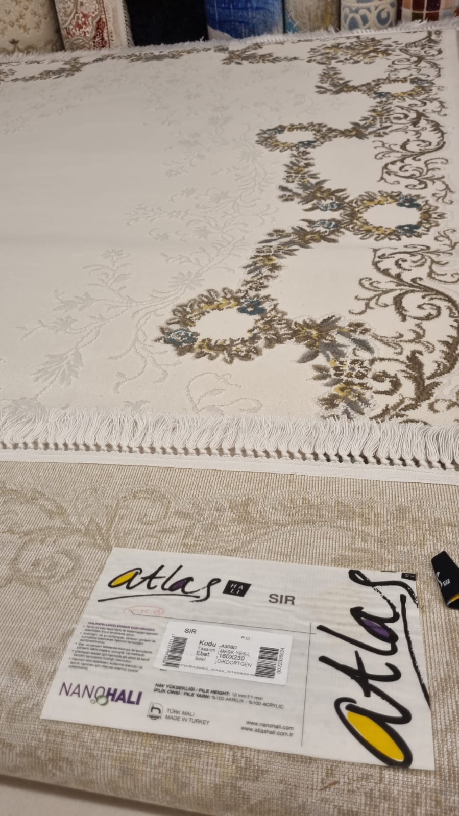 Atlas Sır A308B Akrilik Halı 160X230