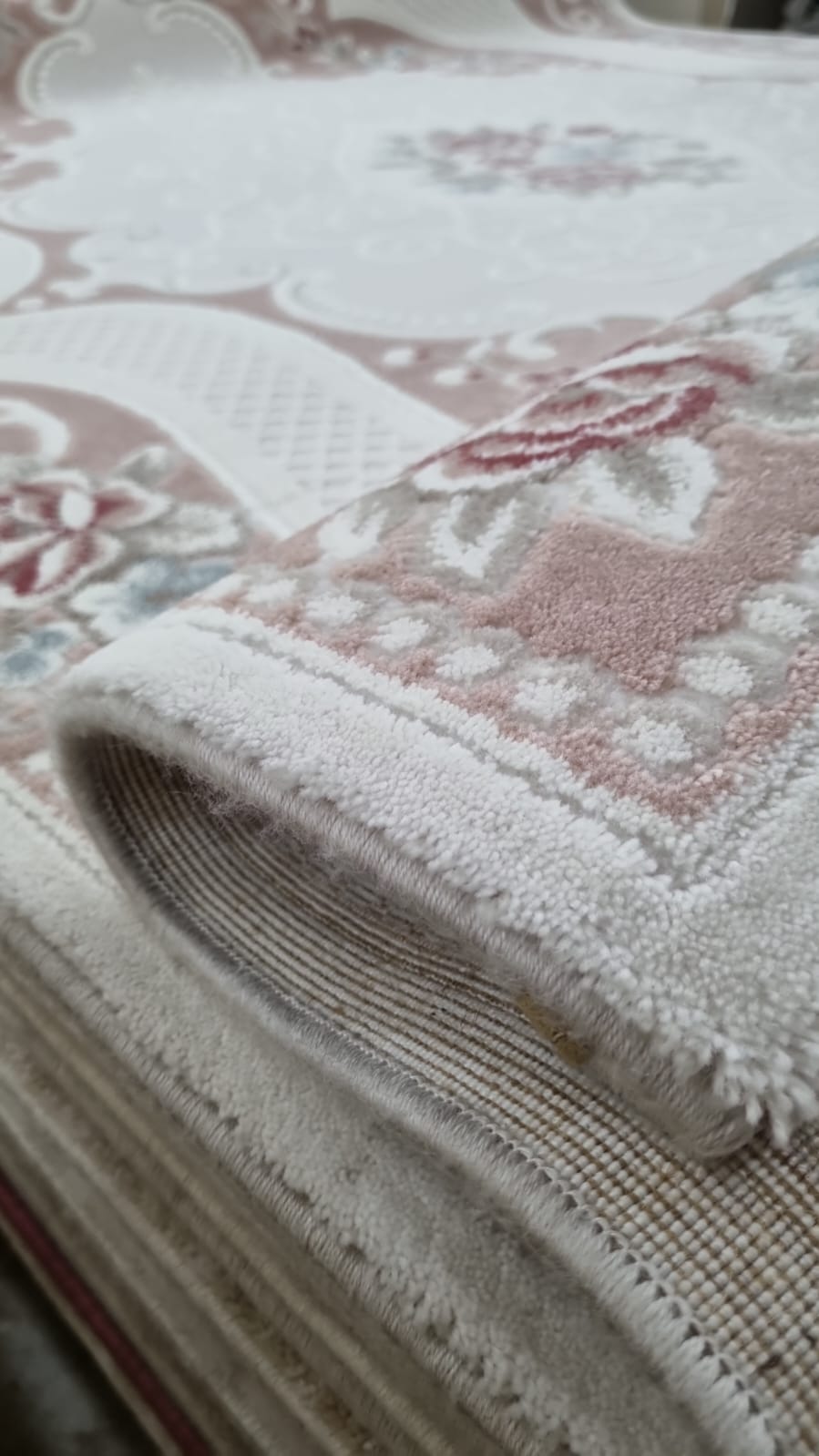 Dekhera Halı Resital Rs08 Pembe Akrilik Halı 150X230
