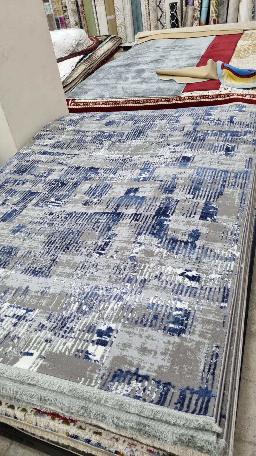 Festival Halı Azra 321 Mavi Polyester Halı 200X290