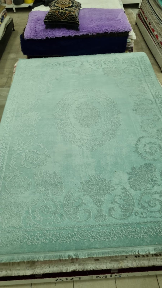 Sultan gökkuşağı 2224 Mavi polyester Halı 170x250 1 Modeli Uygun Fiyata Dekhera'da
