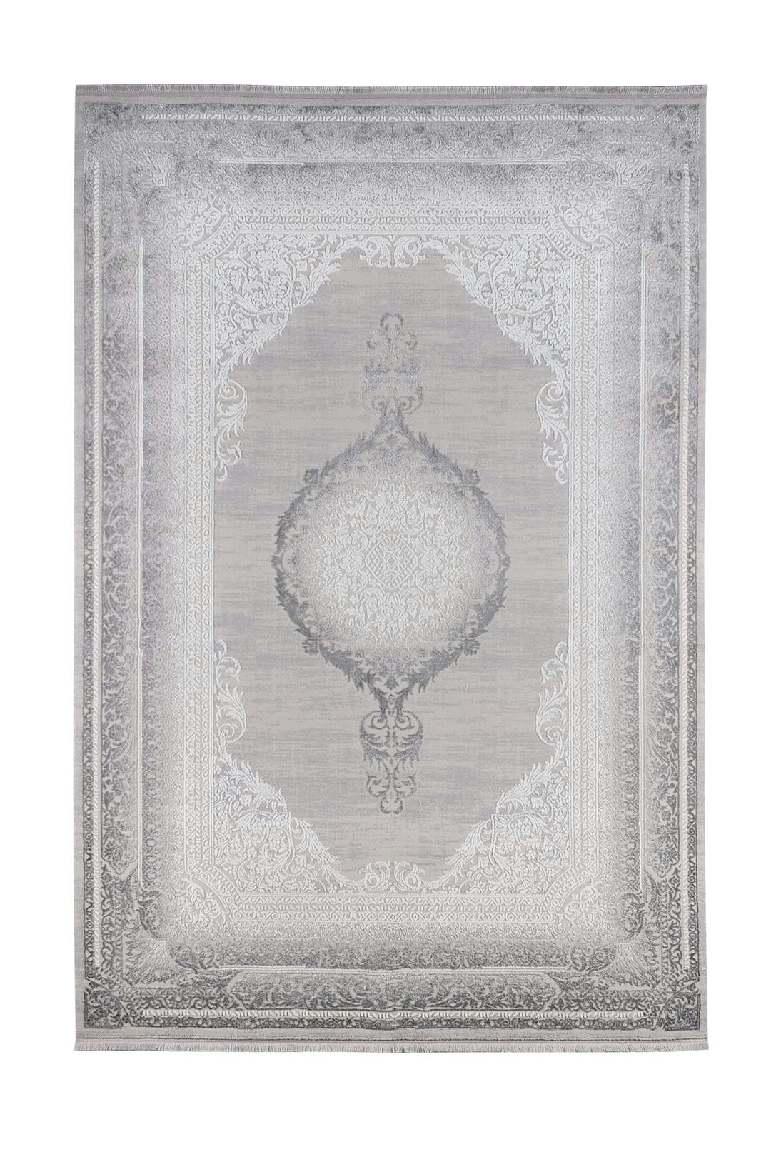 Dekhera Afitab Yumusak Dokuma Makine Halisi 1118 Gri-1 Salon Mutfak Koridor Yatak Odası Kesme Yolluk