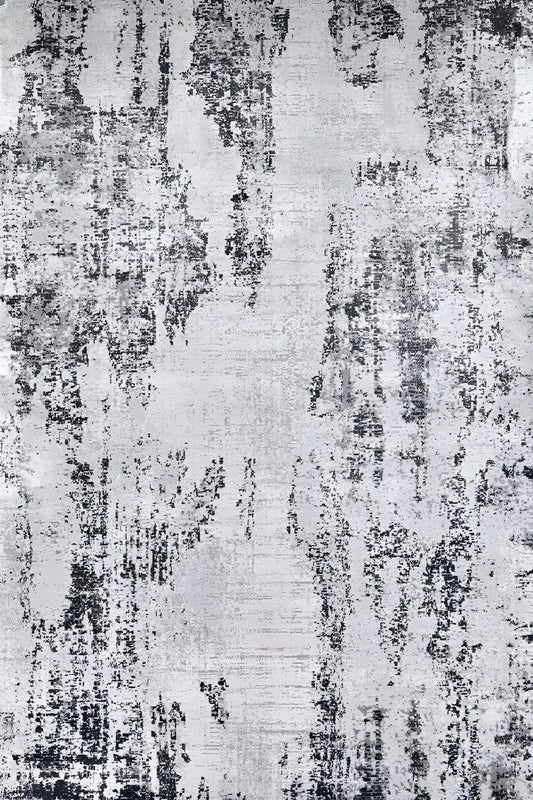 Dekhera Colorida Modern Dokuma Hali 9537 Gri Gri-1 Salon Mutfak Koridor Yatak Odası Kesme Yolluk