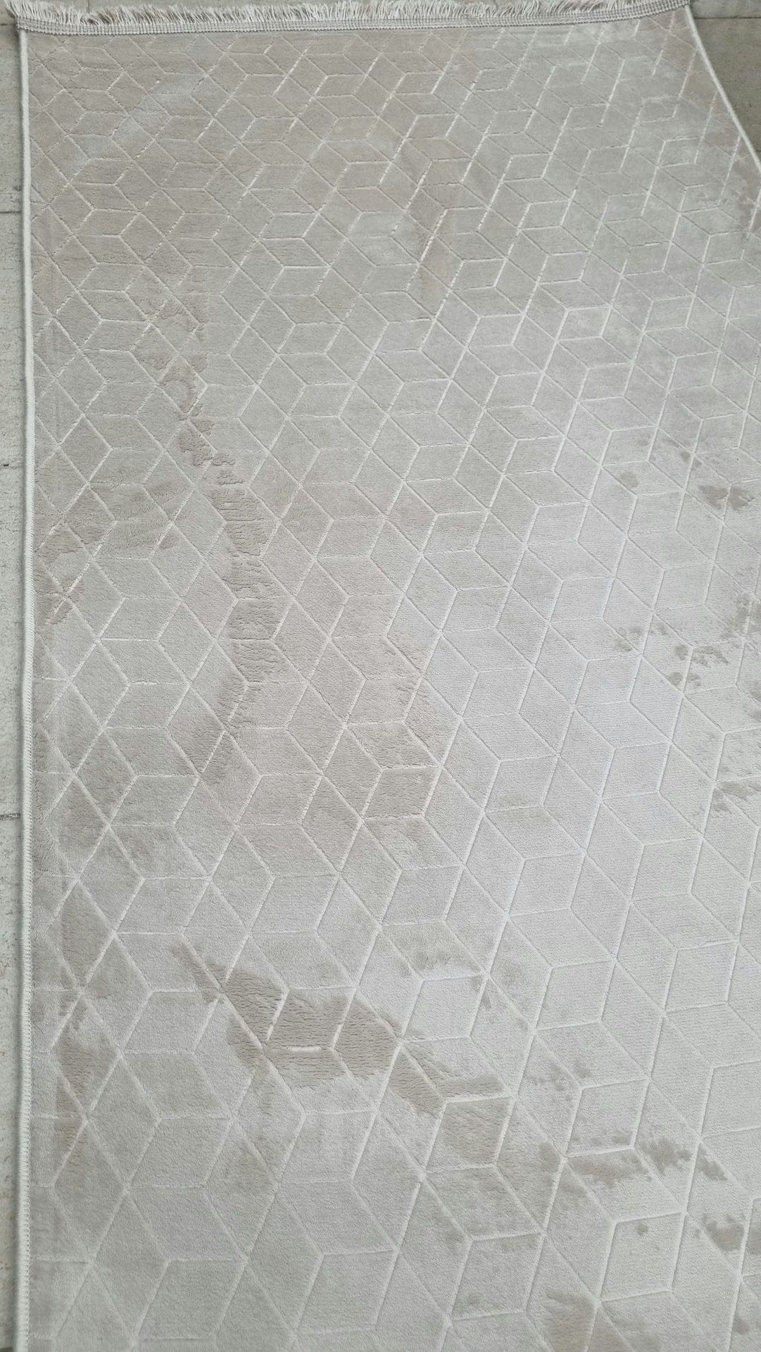 Dekhera Delicias Yumusak İnce Hali Bej-5 Salon Mutfak Koridor Yatak Odası Kesme Yolluk
