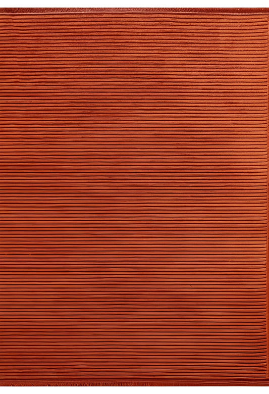 Dekhera Deva Luks Desensiz Kilim Turuncu-1 Salon Mutfak Koridor Yatak Odası Kesme Yolluk